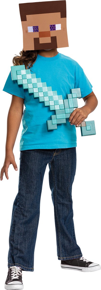 Minecraft Diamond Sword Weapon Kids - Turquoise speelgoedzwaard — afbeelding 2