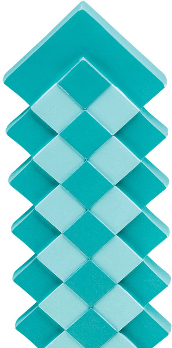 Minecraft Diamond Sword Weapon Kids - Turquoise speelgoedzwaard — afbeelding 4