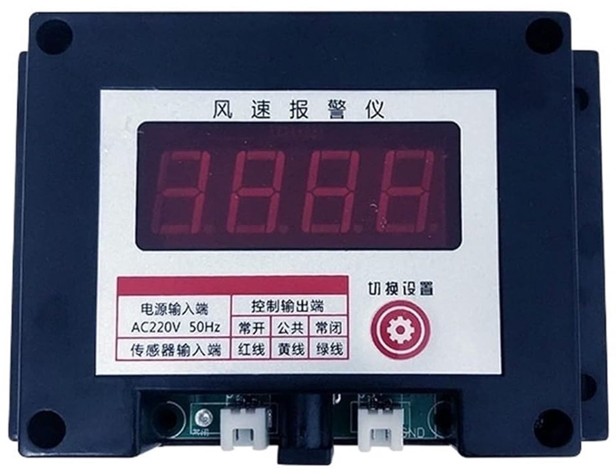 Weerstation Windsensor - Weersvoorspeller Meetinstrument - Weer Monitoren - Draadloze Zonne-aangedreven Sensor - 8-in-1 Functies - Blauw