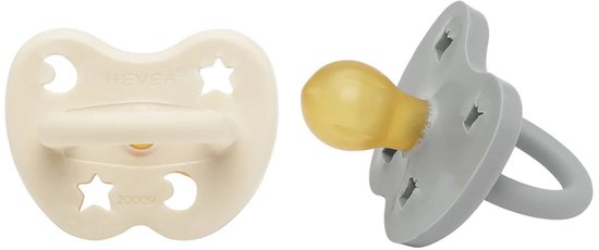 Two-Pack Round Teat 3-36 Months (Milky White & Gorgeous Grey) — afbeelding 2