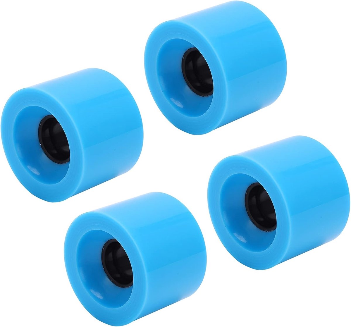 Skateboardwielen Set Longboard Cruiser Comfortabel Rijden Zacht Urethaan 60x45mm