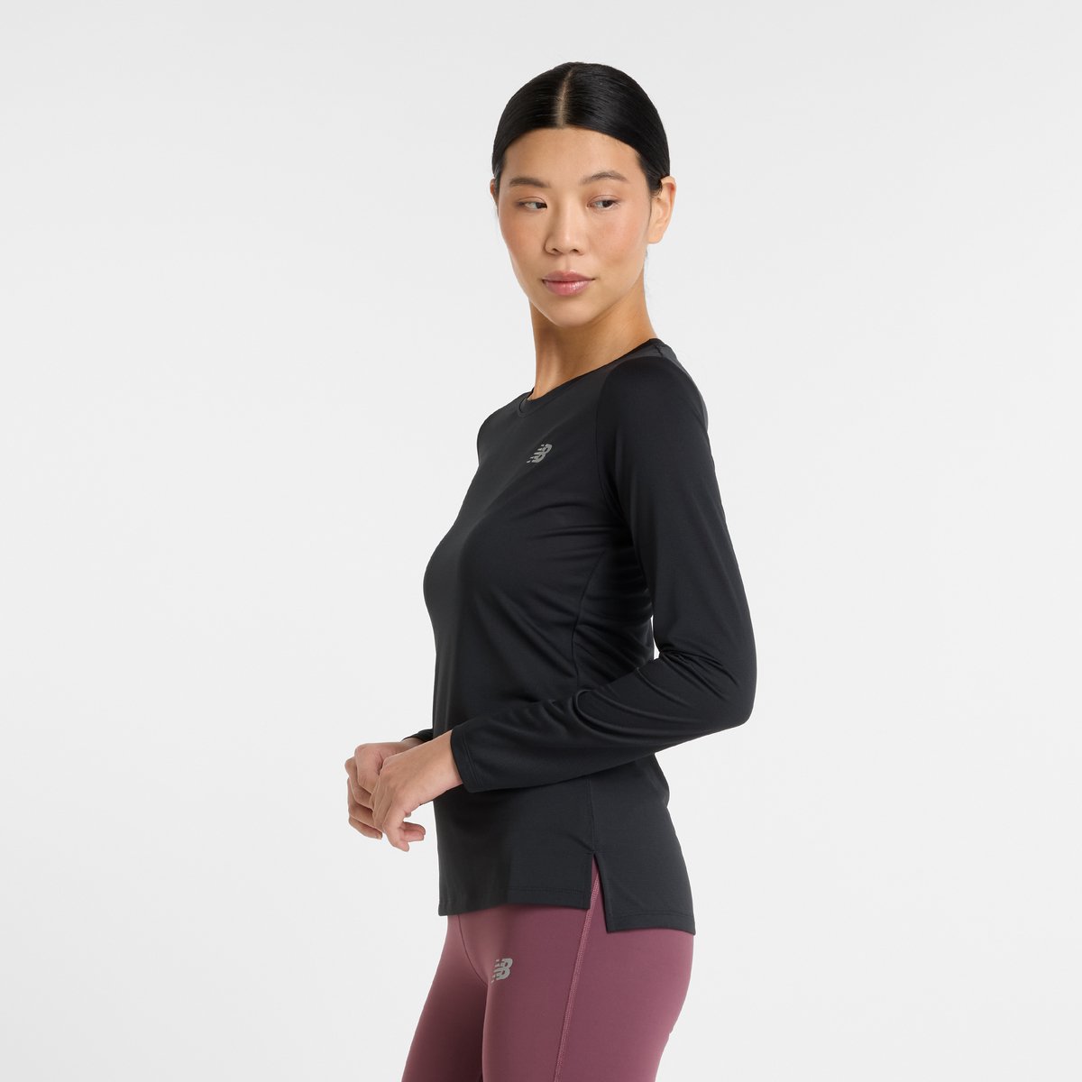 New Balance Sport Core Long Sleeve Dames Sporttrui Zwart