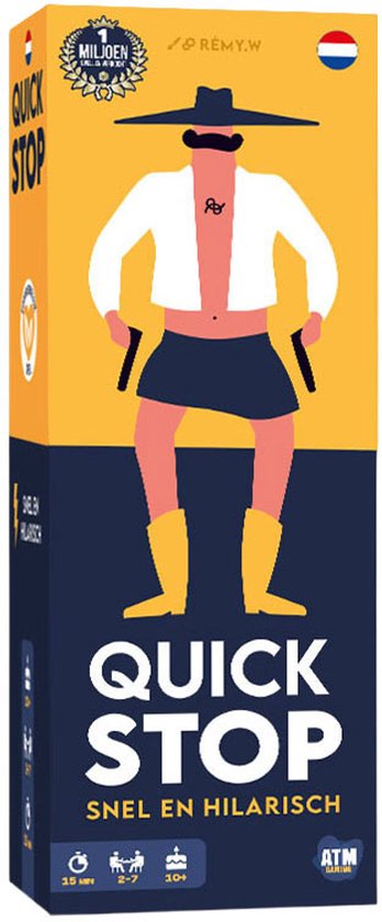 Asmodee Quickstop - Jeu de cartes néerlandophone - Jeu de fête et familial - 8+ ans