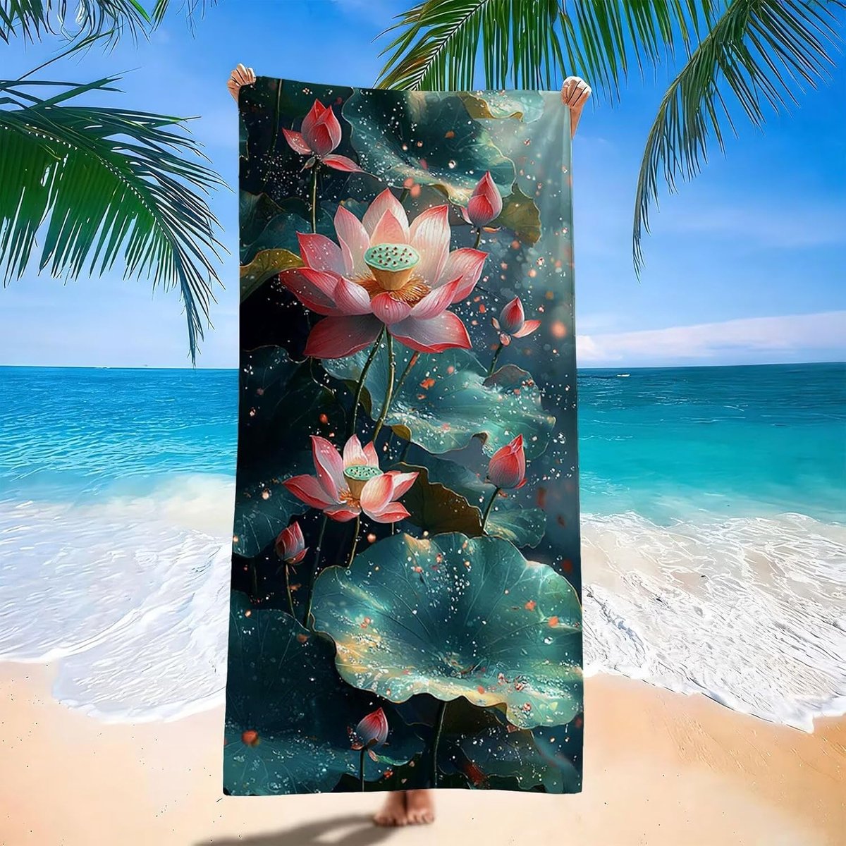 Strandlaken Microvezel - Grote Handdoek - Zandvrij Strand - Sneldrogend Absorberend - 90x1