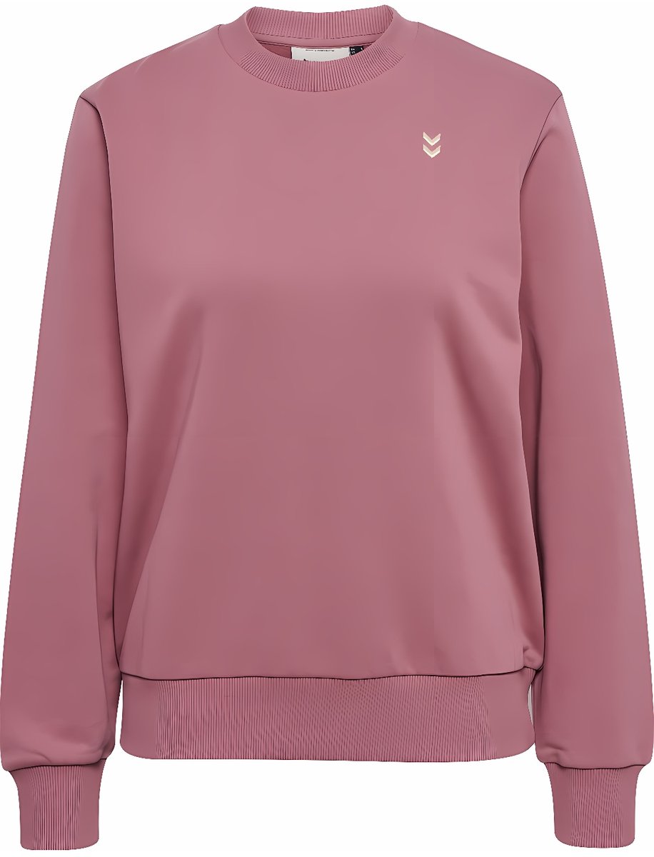 Hummel dames-sweatshirt Pulse W Sweat met ronde hals 229601 Wistful Mauve - XS