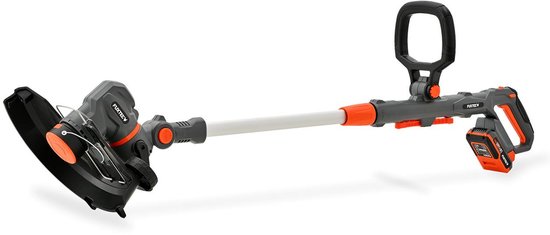 FUXTEC 20V accu grastrimmer FX-E1RT20PROSET - Draaibare kantensnijder - Snijbreedte 28 cm - Telescopische steel en dubbele handgreep van FUXTEC — afbeelding 2
