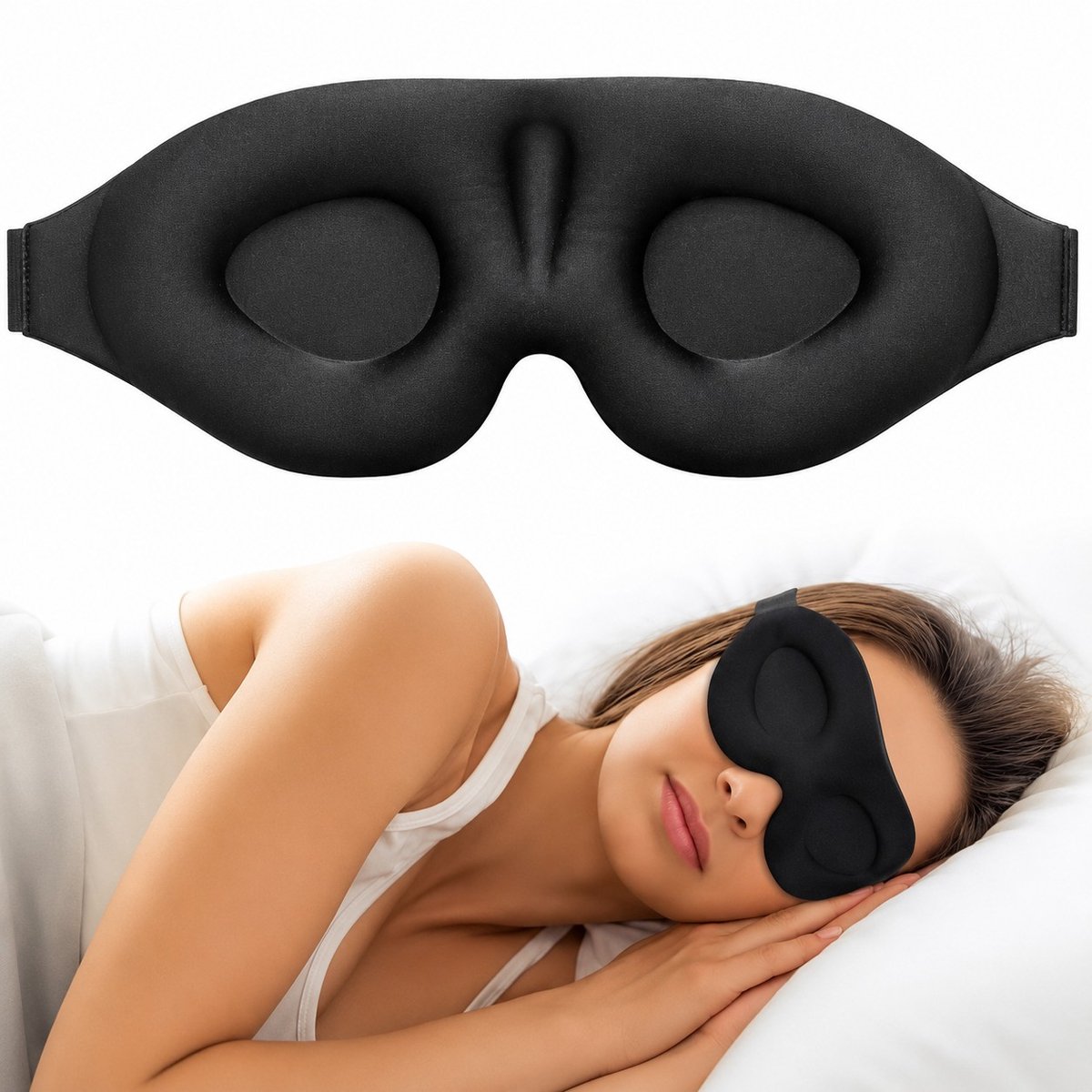 3D slaapmasker met accessoires