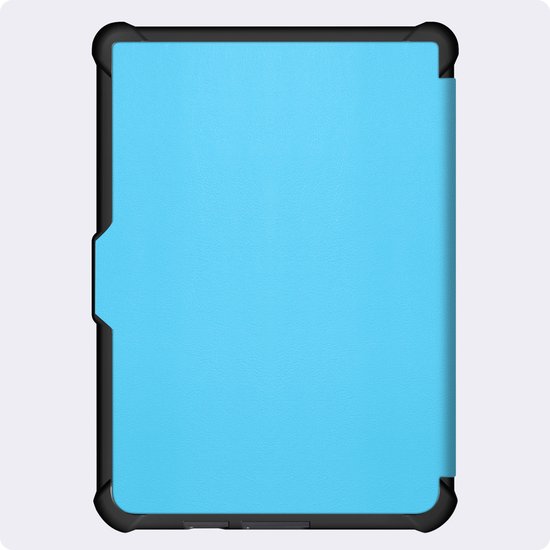 Hoes Geschikt voor Kobo Clara HD - Luxe E-reader Trifold Case - Bescherm Hoesje Book Cover - Lichtblauw — afbeelding 5