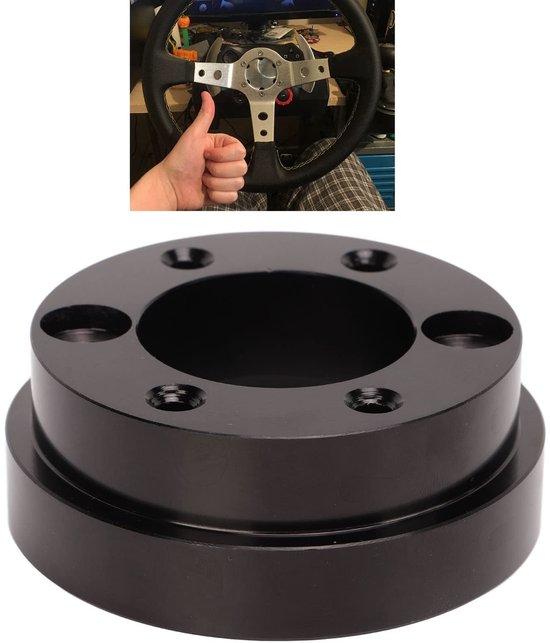 Stuurwiel Adapter - Naaf Conversie Spacer - Race Simulatie - 70mm Gatafstand - 13-14 Inch Compatibel van Merkloos — afbeelding 5
