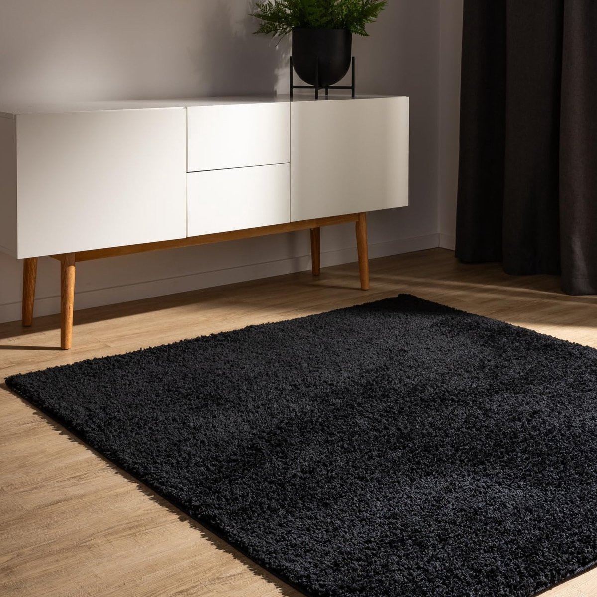 Vloerkleed - Zacht Kleed - Woonkamer Inrichten - Geschikt Voor Vloerverwarming - 200x200 c