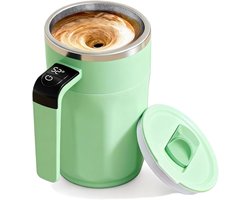 Zelfroerende mok - Elektrische beker - Drankjes mengen - Temperatuur display - 400 ml - Meerkleurig