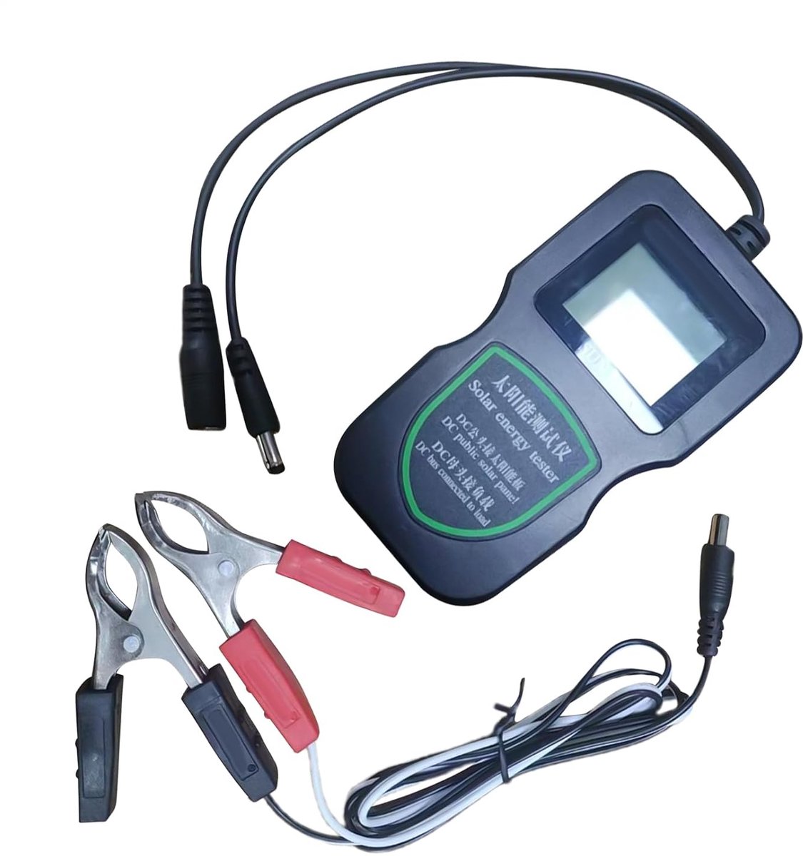 Zonnepaneel Tester - Digitale Meter - Energie Controleren - Real-time Metingen - 200 Watt - Zwart
