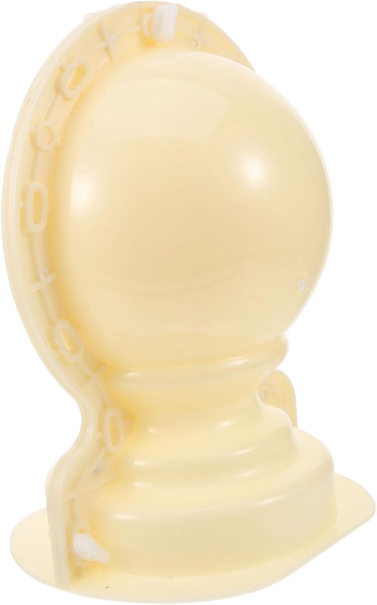 Betonnen Hekdecoratie - Decoratie Mal - Balkon Verfraaien - Lichtgewicht Plastic - 33x24x24cm - Beige