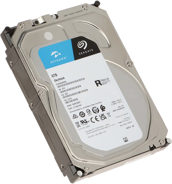 Seagate SkyHawk - Interne Harde Schijf - 6TB - 24/7 Betrouwbaar - CCTV Optimalisatie