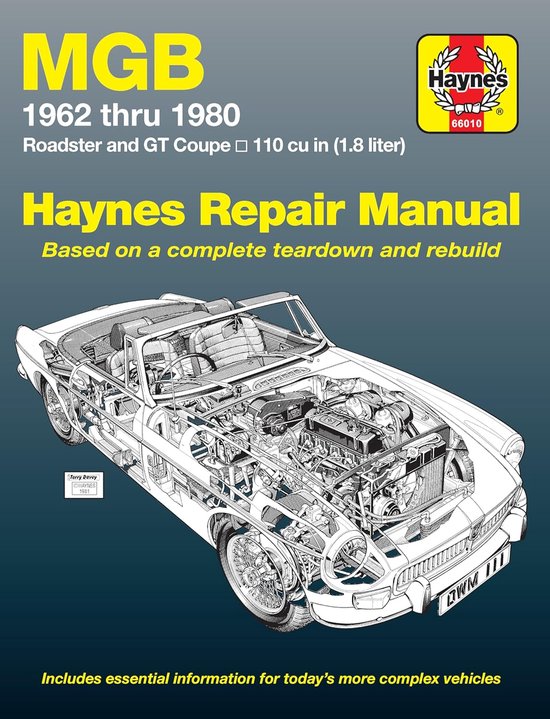M G B Owners Workshop Manual - cover