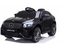 Mercedes-Benz GLC 63S AMG voiture électrique pour enfants noire 12V - toutes options - voiture sous licence - avec télécommande