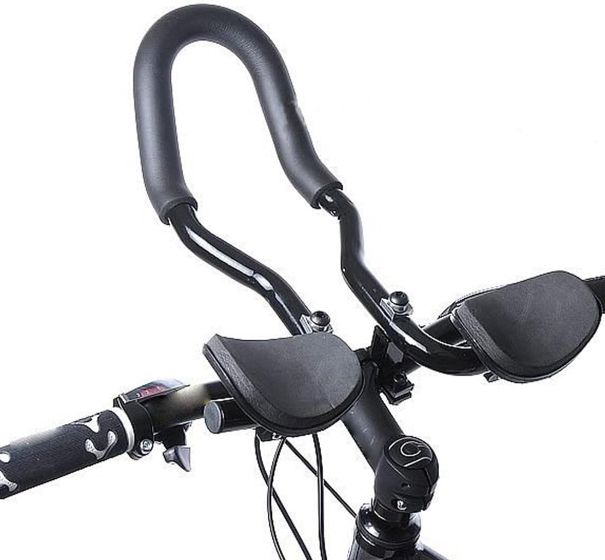 Fiets Stuur Rust - Fietssteun Stuur - Race Training - Geoptimaliseerde Ondersteuning - 37 cm Lengte - Zwart