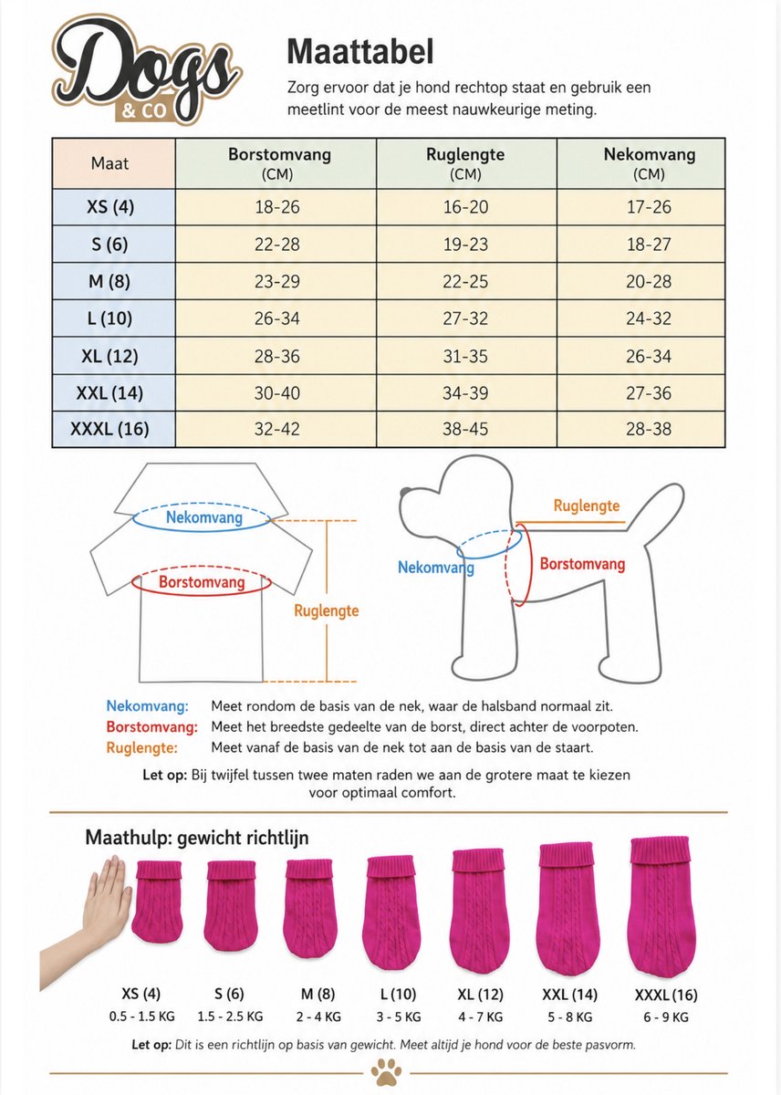 Honden Trui Gebreid Ecru - Maat L– Warme Puppy & Kleine Hond Trui – Zachte Kabel Knit Sweater voor Herfst & Winter – Ecru — cadeau in Cadeau-ideeën - foto 2
