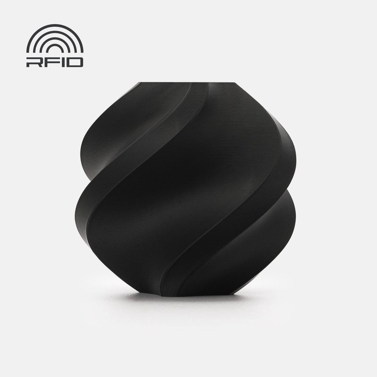 Bambu Lab PLA Tough+ Zwart zonder spoel 1.75mm