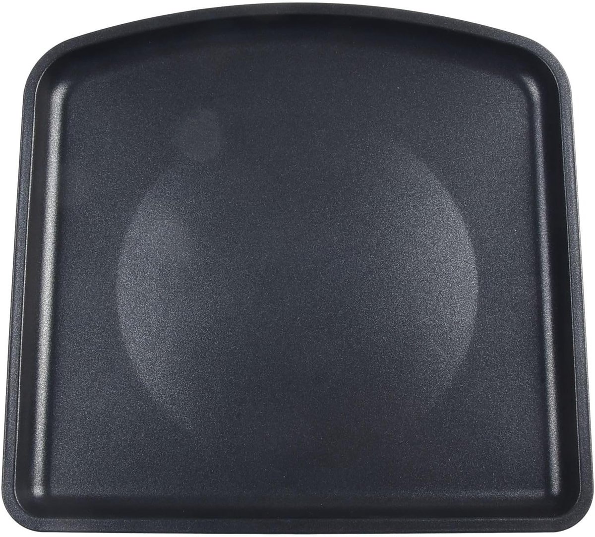 Airfryer Drip Pan Vervangende Bakplaat Schoon Koken Anti-aanbak PTFE-coating 26 x 25 x 2 cm Zwart
