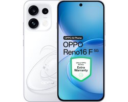 OPPO Reno16 F 5G 8+256GB Wit - Extra Garantie
