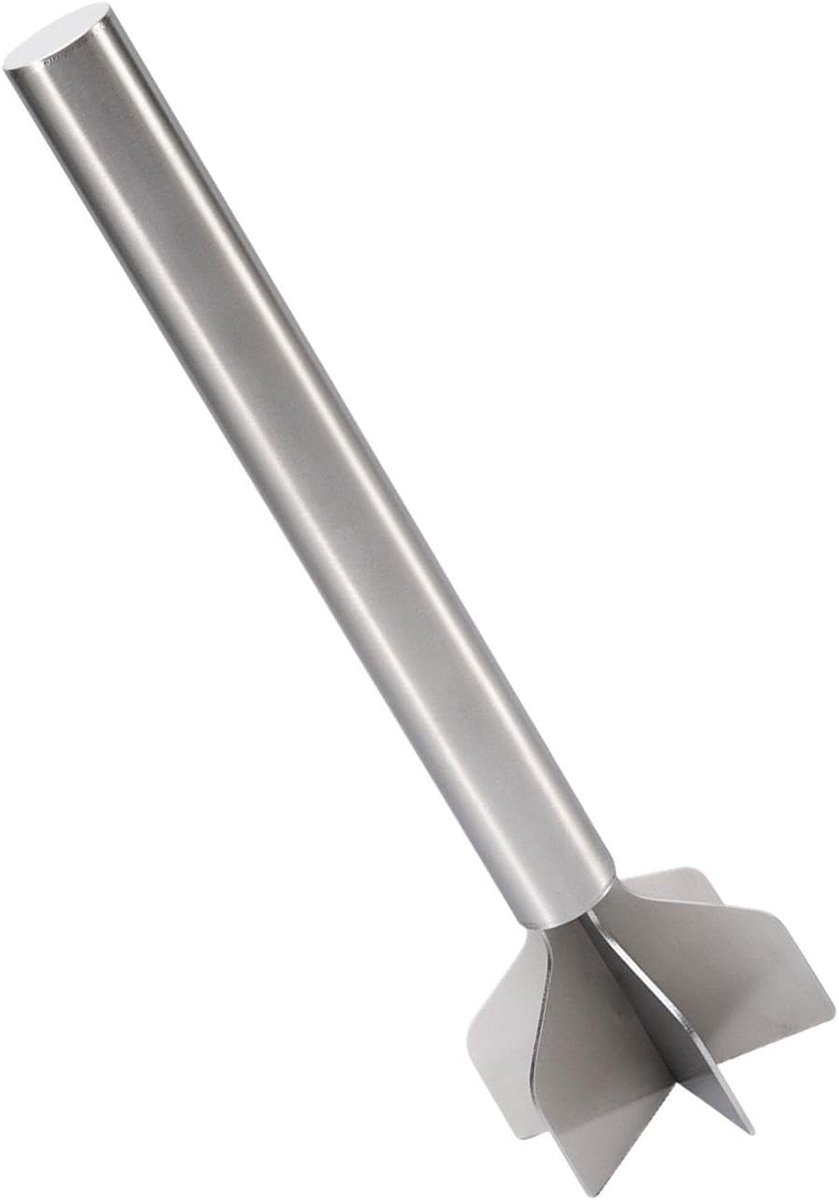 Vleesmenger RVS - Keukengadget gehakt - Hamburger maken - Erosiebestendig apparaat - 7x25 cm - Zilverkleurig