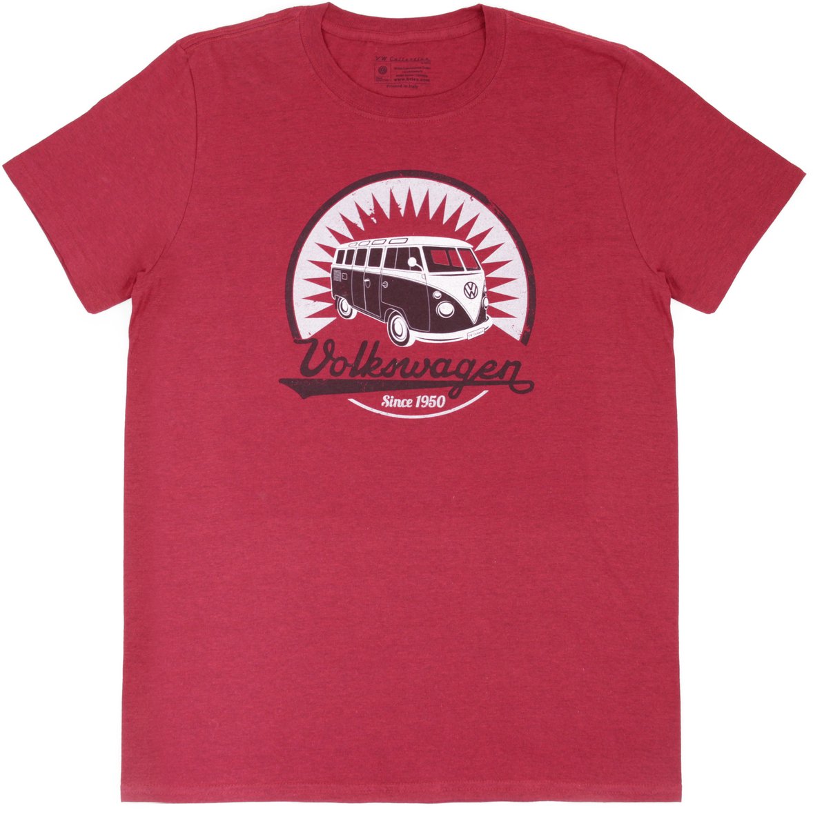 BRISA VW Collection - Stijlvol vintage Volkswagen T1 Bulli Bus T-shirt, unisex met retro motief