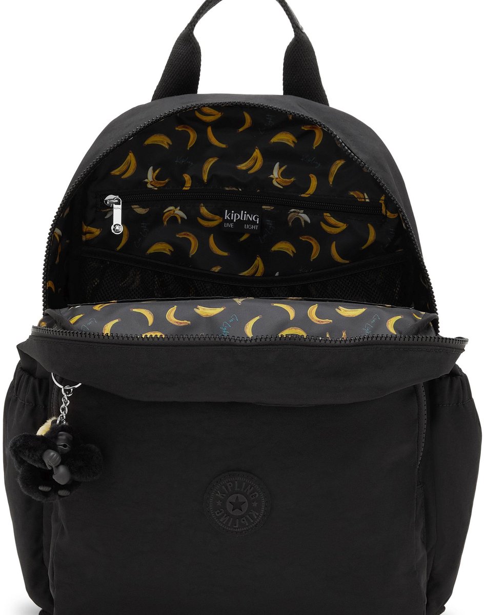 kipling rugzak luiertas Maisie Baby Backpack 20L Tiny Black Noir zwart – foto 5