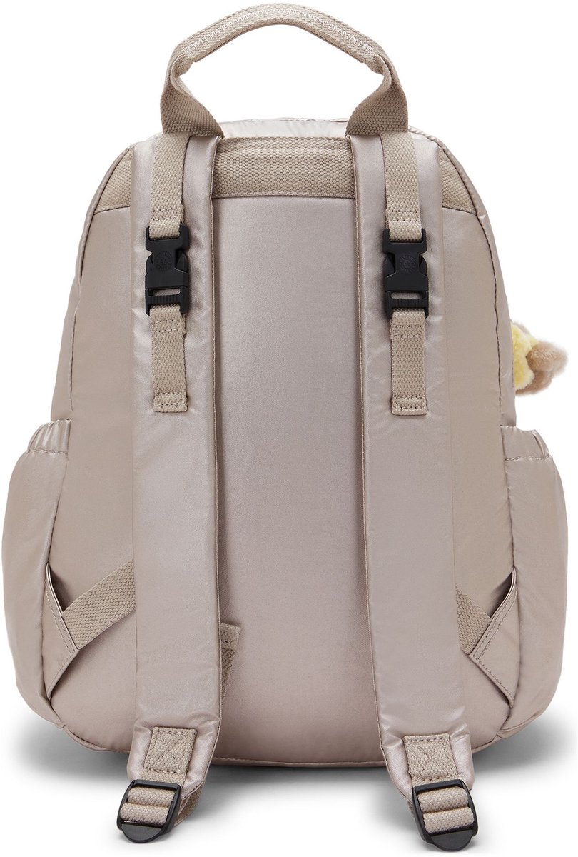 kipling rugzak luiertas Basic Plus Maisie Baby Backpack Tiny Metal Glow Taupe – foto 5