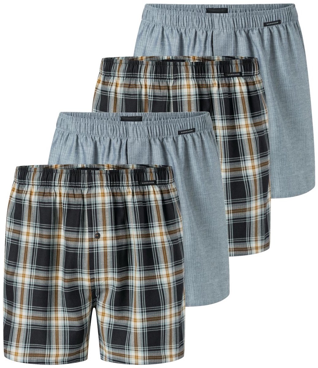 Schiesser Heren boxershort 4 pack Web