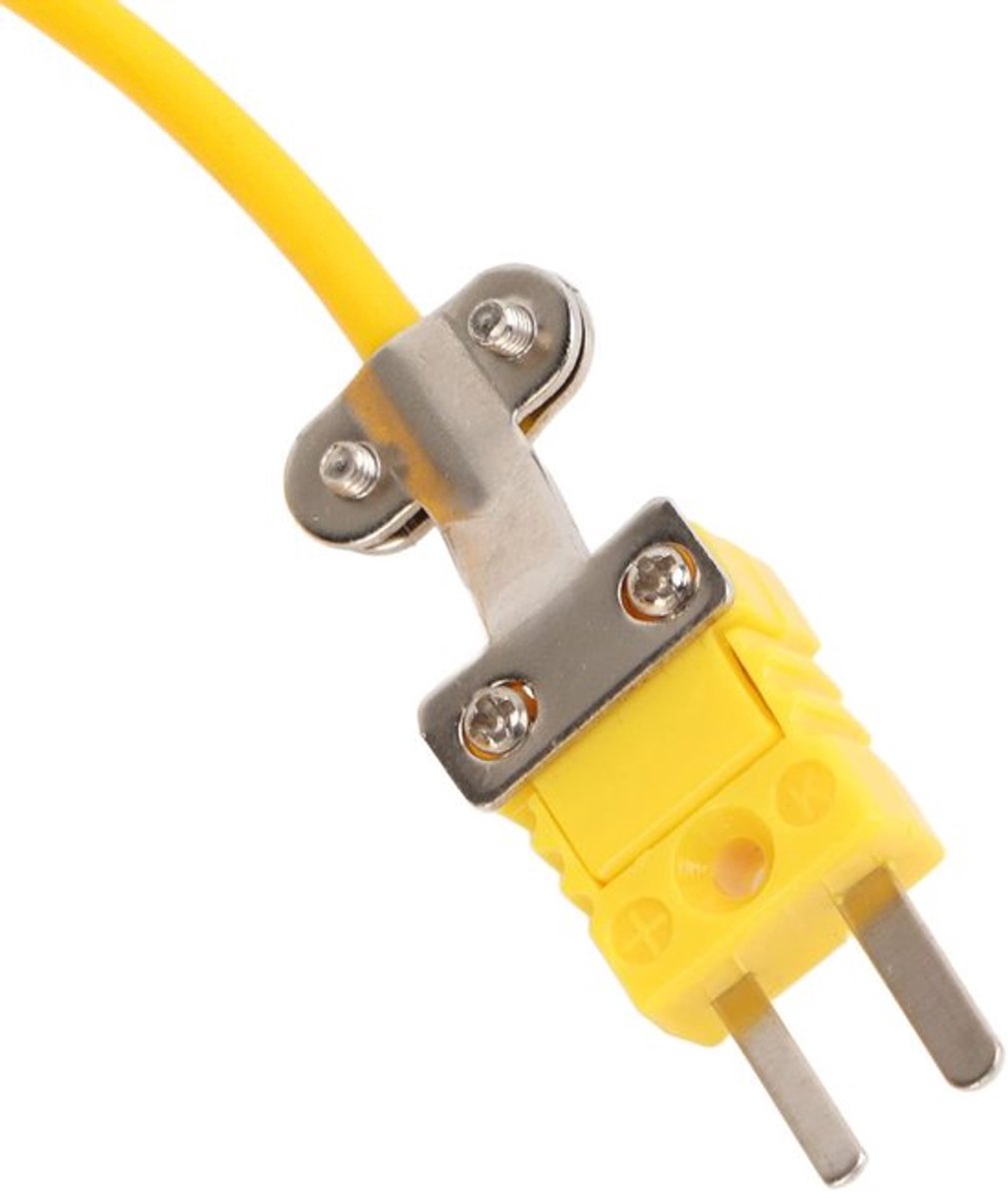 Thermokoppeldraad Hittebestendig Staal - Temperatuursensor - Temperatuurdetectie - Type K - Geïsoleerde Handgreep - Temperatuurbereik -50 ~ 300 ℃