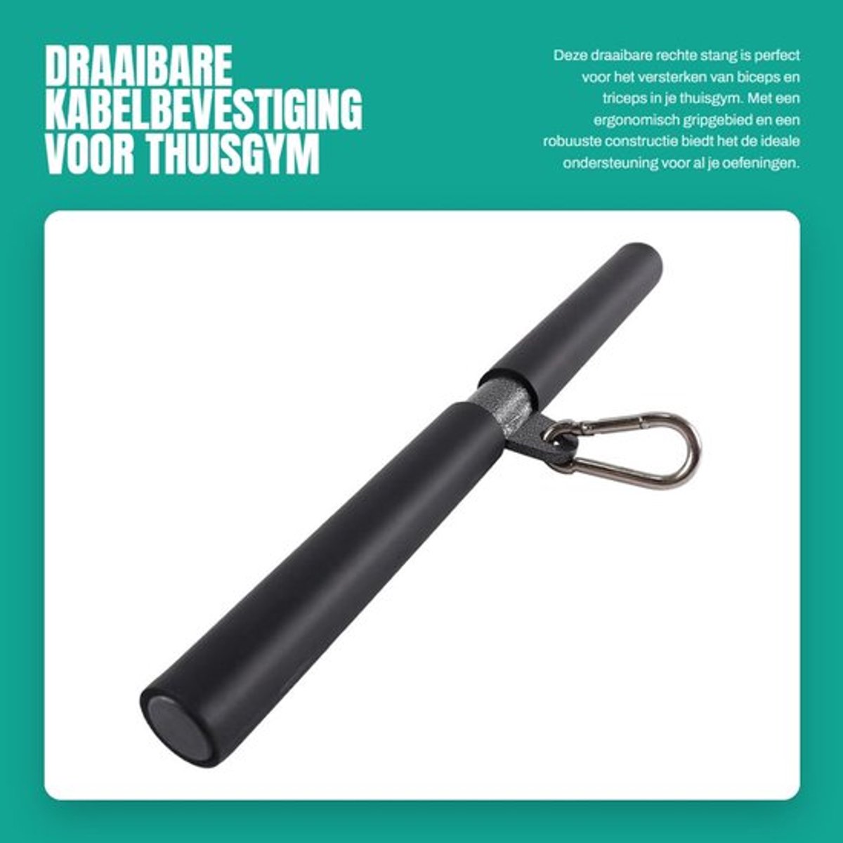 Draaibare Kabelbevestiging voor Thuisgym met Karabijnhaak