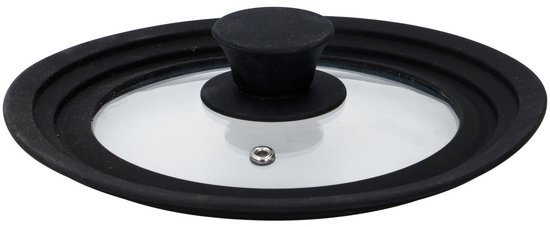 alpina Pannendeksel - Met Siliconen Rand - 16/ 18/ 20 CM - Glas