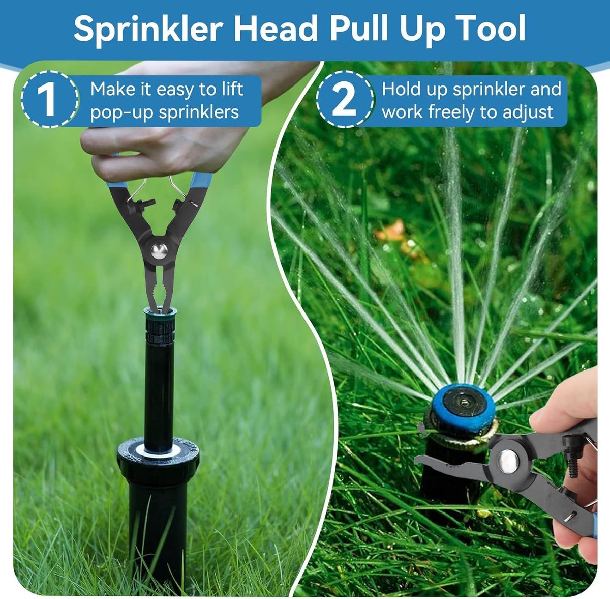 SnelShoppen - Spray Head Sprinkler Pull Up Tool - Metalen Pop-up Sprinklers Nozzle Reparatie Tang voor Tuin Irrigatie Systemen - Gemakkelijk in Gebrui