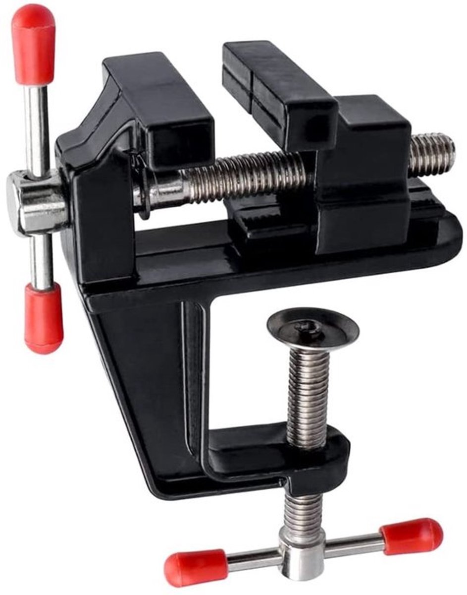 Bankschroef Mini - Draagbare Klem 35mm - Hobby-Bankschroef - Tafelklem - Juwelier Klem - Sterke Grip max. 22mm