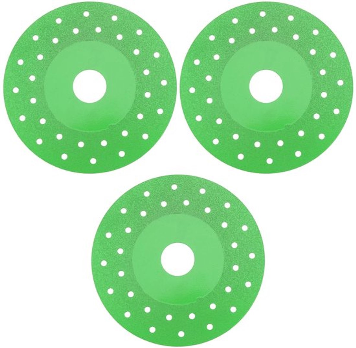 3 Stuks 115mm Diamant Afgeschuinde Zaagblad voor Rock en Marmer