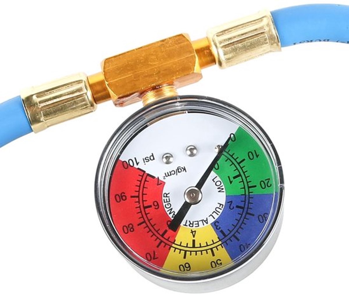 Vulslang Met Manometer - Multifunctionele Vulslang - Geschikt Voor R134A/R12/R22 - Drukbewaking - Ideaal Voor Airconditioning Onderhoud - Koelmiddel Vulslang