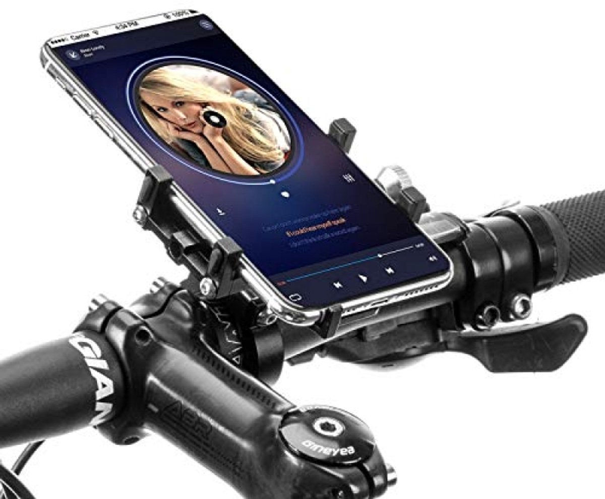 Merkloze Fiets Motorfiets Mobiele Telefoon Houder 4.2-6.8 inch 360° Draaibaar Universeel