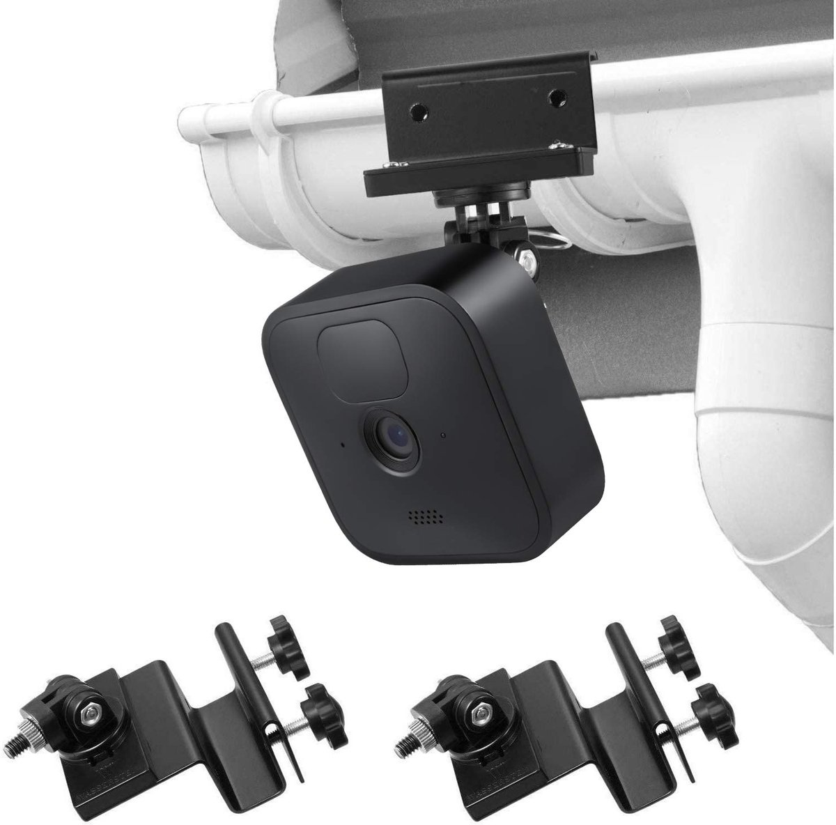 SnelShoppen - Wasserstein Weerbestendige Dakgootmontage met Universele Schroefadapter voor Blink Outdoor, Blink Outdoor 4 & Blink XT2/XT Camera (2 Stu