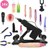 Rhoades Neukmachine met 14 Accessoires - Dildo's - Pocket Pussy - Glijmiddel - Toycleaner - Camera Telefoonhouder - Meest Uitgebreide Sex Machine in de Benelux - Unisex - Fuck machine - Fuckmachine - Seksmachine - Sexmachine - Discreet Verzonden