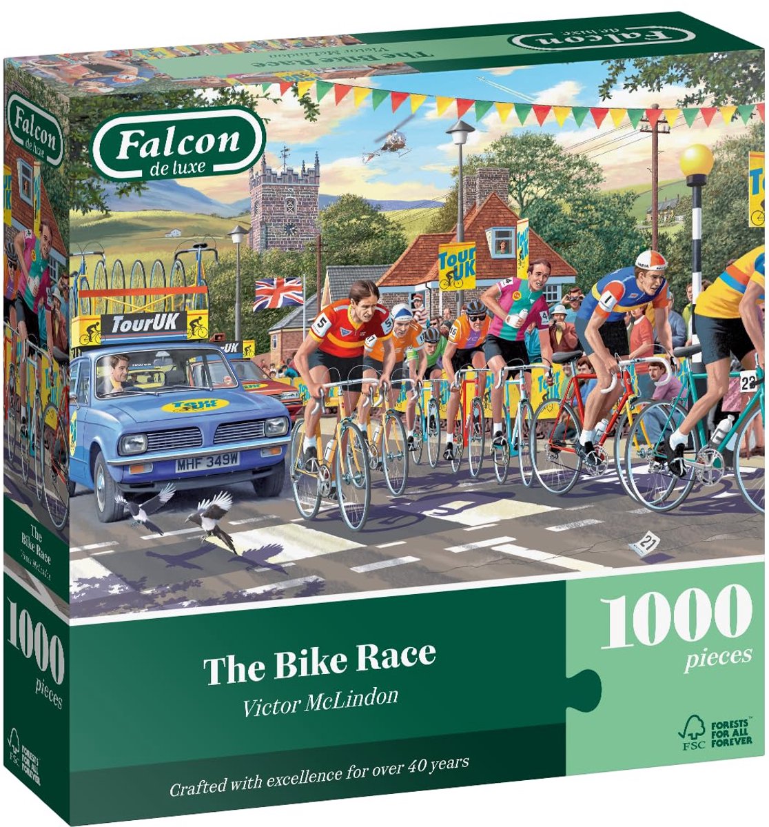 SnelShoppen - Puzzel voor Volwassenen - 1000 Stukken - Brits Erfgoed - 100% Gerecycled Karton - Ideaal voor Puzzelaars en Gezellige Avonden