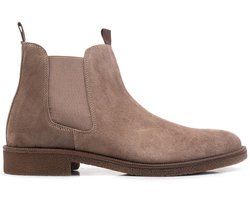 Omnio auton chelsea boots heren taupe suède
