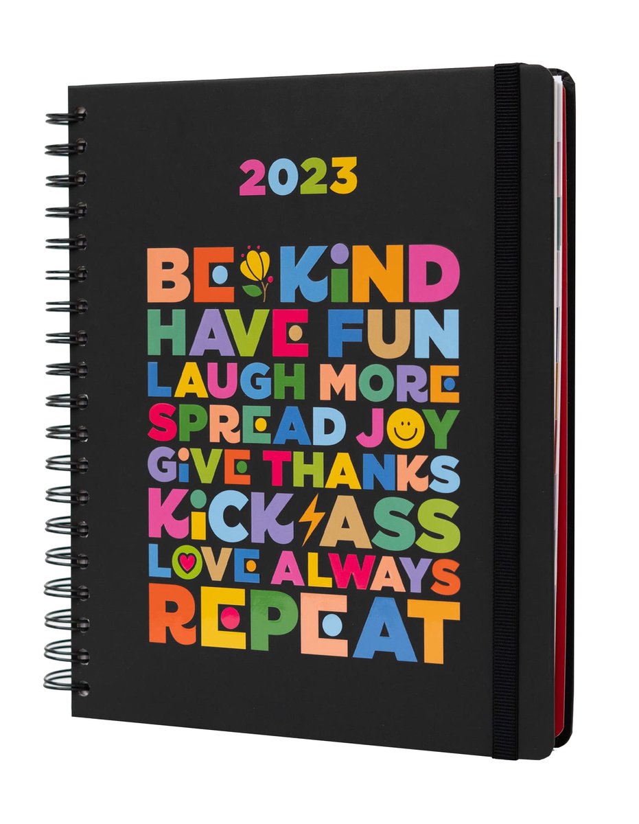 SnelShoppen - XL Agenda 2023 Wink & Wonder - Weekagenda 17 Maanden 2023 - Weekplanner 23 - Afspraakplanner - Modern Ontwerp - 16,5x20 cm - Perfect voo
