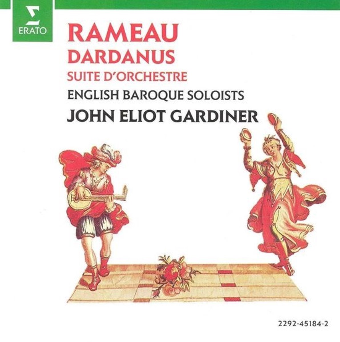 1-CD Rameau - Dardanus, suite d'orchestre - ENGLISH BAROQUE SOLOISTS / GARDINER