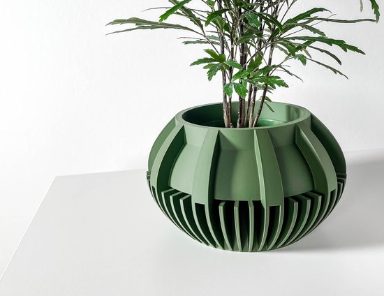 Skushy Loso Bloempot - Moderne Designpot voor Kamerplanten - Sculpturale Plantenpot voor Woonkamer en Kantoor - Premium Woondecoratie