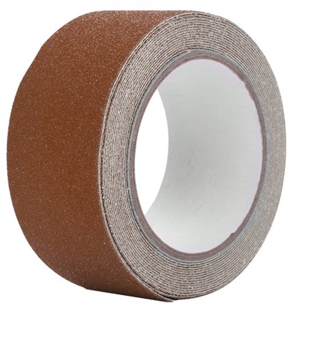 Antislip PVC Plakband voor Traptreden en Vloer (5m x 5cm, Bruin)