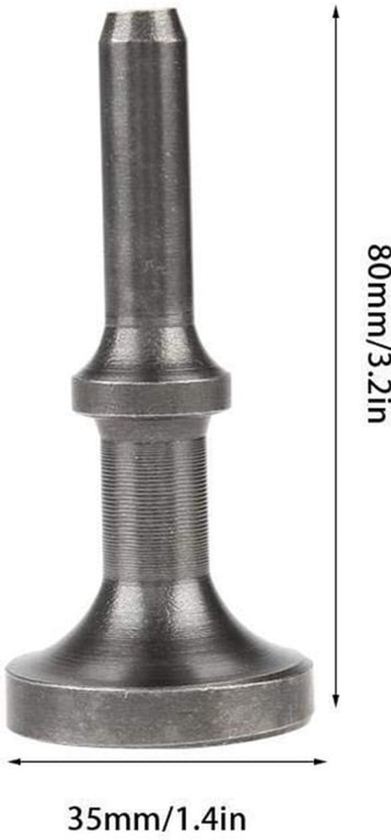 Pneumatische Afwerkingsboor - Luchtboormachine voor Vlakke Behandelingen - 80mm - Duurzaam en Impactbestendig - Geschikt voor Automobiel...