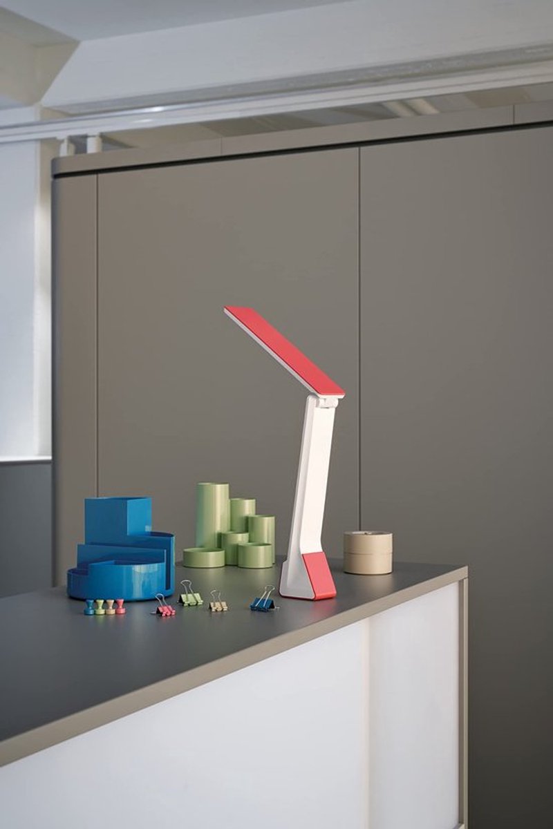 Bureau-organizer Stijlvol - 6 Vakken - Praktische Opbergruimte - Voor Kantoor/Bureau - Stabiliteit - Lichtblauw - Opbergdoos