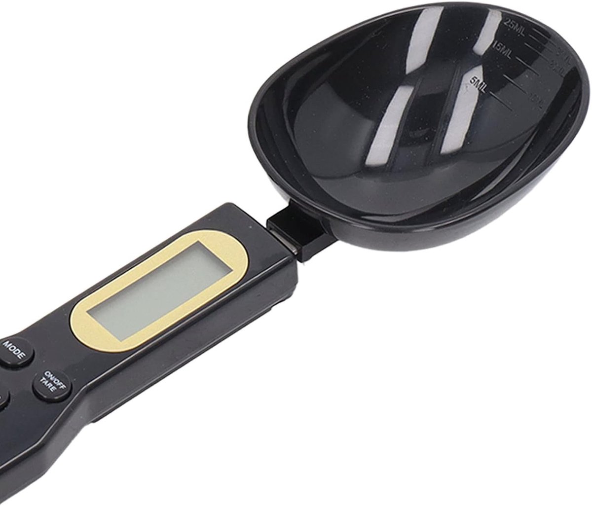 SnelShoppen - Digitale Keukenweegschaal Lepel 500g/0.01g - Elektronische Maatlepel met Multi-Unit Scherm - Hoogwaardige ABS - Perfect voor Koken en Ba