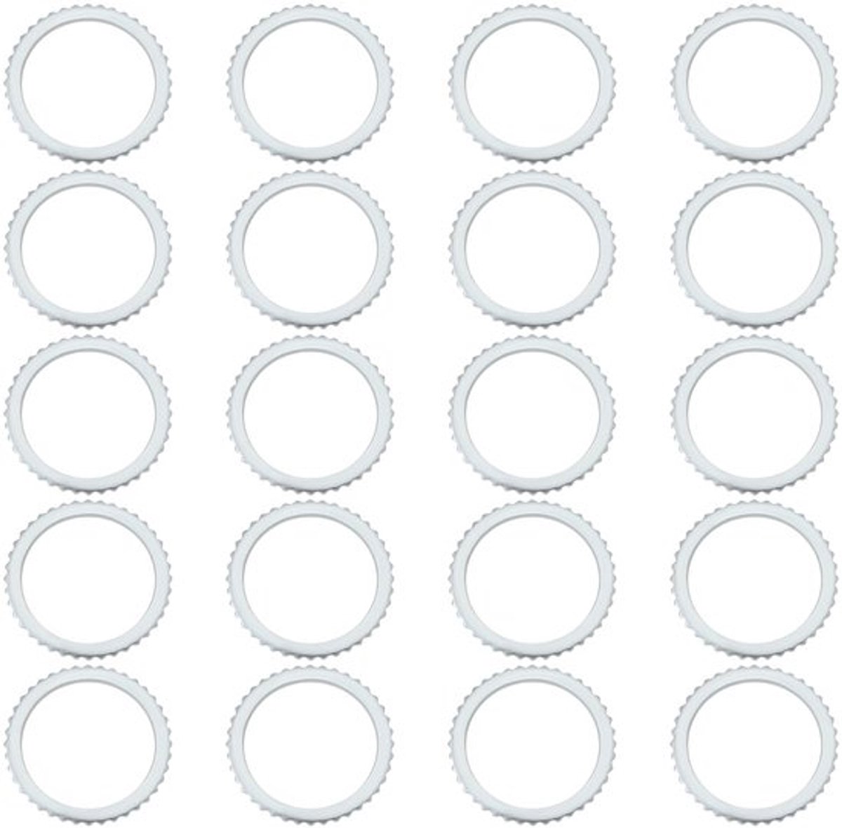 Cirkelzaagblad 25,4x20x1mm - 20 Stuks - Verloopring - Houtbewerkingszaagblad - Geschikt voor Haakse Slijpers - Flexibiliteit en Efficiëntie - Zaagaccessoires